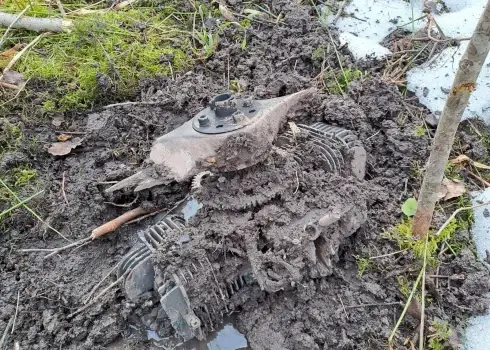 Krāslavas novadā nokritušais Ukrainas izcelsmes drons